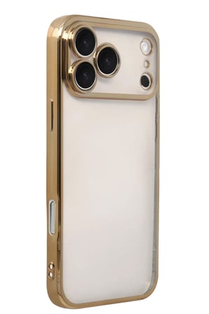 Newface Apple iPhone 17 Pro Max Razer Lensli Silikon - Gold