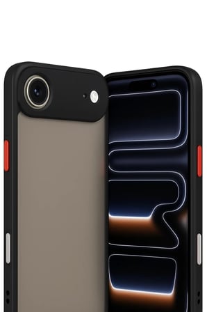Newface Apple iPhone 17 Air Kılıf Montreal Silikon Kapak - Siyah