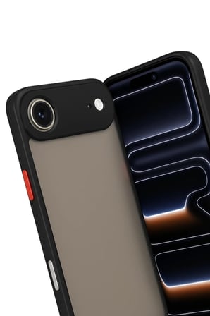 Newface Apple iPhone 17 Air Kılıf Montreal Silikon Kapak - Siyah