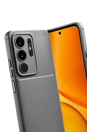Newface Vivo Y29 4G Auto Focus Karbon Kapak - Gri