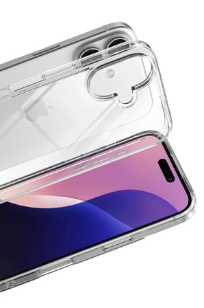 Newface Apple iPhone 17 Lüx Şeffaf Silikon - Şeffaf