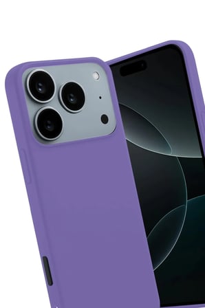 Newface Apple iPhone 17 Pro First Silikon - Lila
