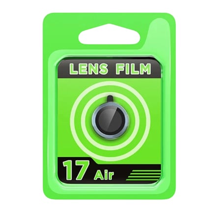 Newface Apple iPhone 17 Air Raze Metal Kamera Lens - Mavi