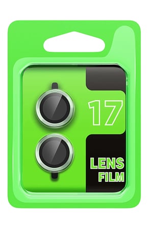 Newface Apple iPhone 17 Raze Metal Kamera Lens - Açık Yeşil