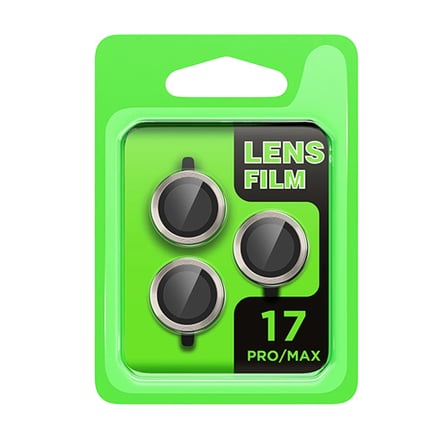 Newface Apple iPhone 17 Pro Raze Metal Kamera Lens - Gri