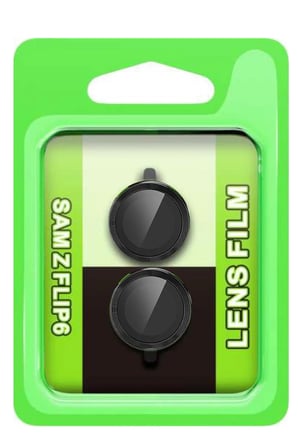 Newface Samsung Galaxy Z Flip 6 Raze Metal Kamera Lens - Siyah