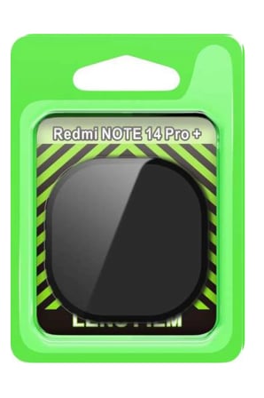 Newface Xiaomi Redmi Note 14 Pro Plus Raze Metal Kamera Lens - Siyah