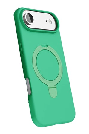 Newface Apple iPhone 17 Air Regal Magsafe Standlı Kapak - Yeşil