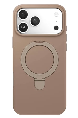 Newface Apple iPhone 17 Pro Regal Magsafe Standlı Kapak - Çöl Titanyum