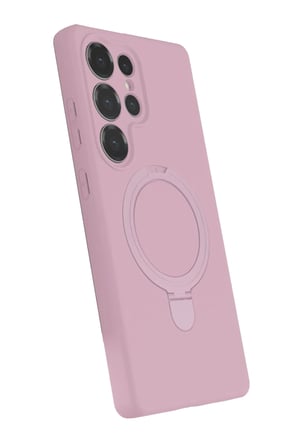 Newface Samsung Galaxy S25 Ultra Regal Magsafe Standlı Kapak - Açık Pembe