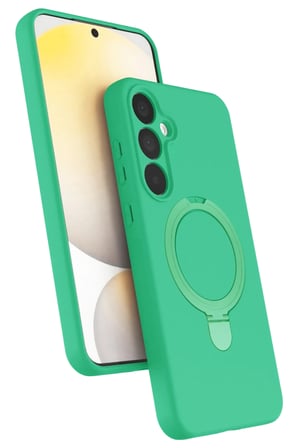 Newface Samsung Galaxy A55 5G Regal Magsafe Standlı Kapak - Yeşil