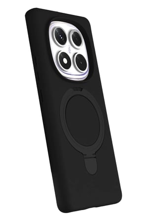 Newface Xiaomi Redmi Note 14 Pro 4G Regal Magsafe Standlı Kapak - Siyah