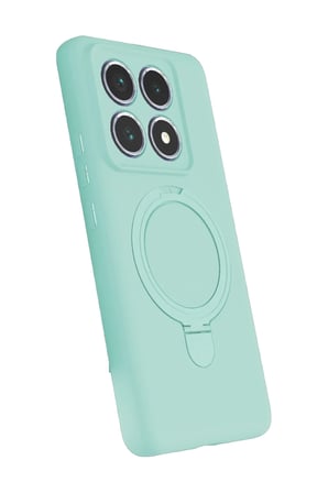 Newface Xiaomi Mi 14T Pro Regal Magsafe Standlı Kapak - Su Yeşili