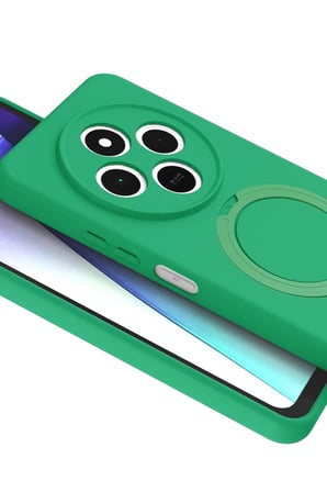 Newface Xiaomi Redmi 14C Regal Magsafe Standlı Kapak - Yeşil
