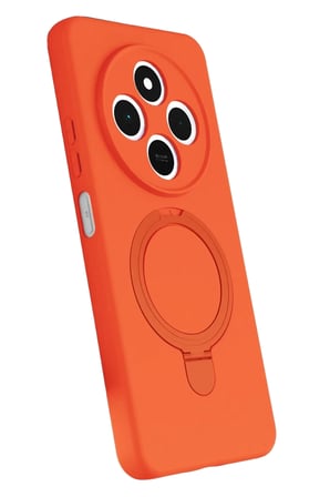 Newface Xiaomi Redmi 14C Regal Magsafe Standlı Kapak - Turuncu