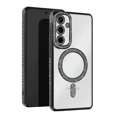Newface Samsung Galaxy A26 Joke Simli Magneticsafe Kılıf - Siyah