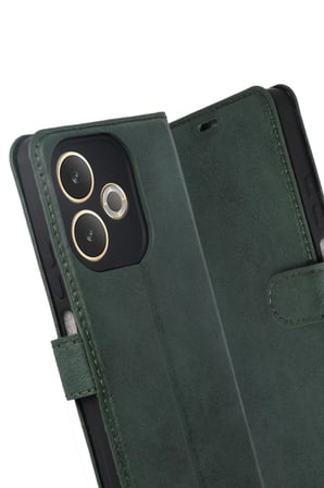 Newface Oppo A5 Pro 4G Trend S Plus Kapaklı Kılıf - Yeşil
