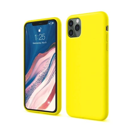 Newface Apple iPhone 11 Pro Kılıf First Silikon - Sarı