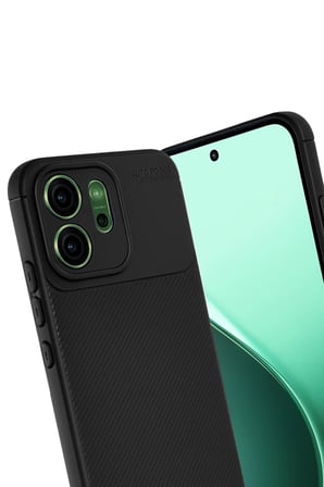 Newface Oppo Reno 14F Auto Focus Karbon Kapak - Siyah