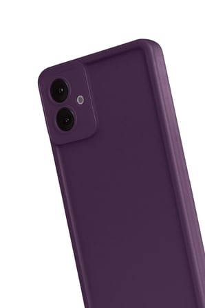 Newface Samsung Galaxy A07 4G Viera Silikon - Mürdüm