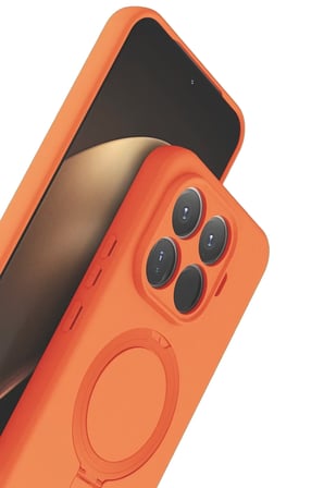 Newface Xiaomi Mi 15T Pro Regal Magsafe Standlı Kapak - Turuncu