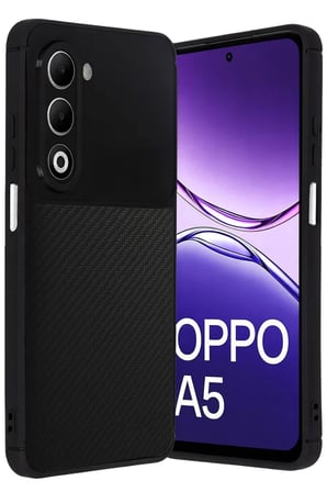 Newface Oppo A5 4G Auto Focus Karbon Kapak - Siyah