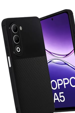Newface Oppo A5 4G Auto Focus Karbon Kapak - Siyah