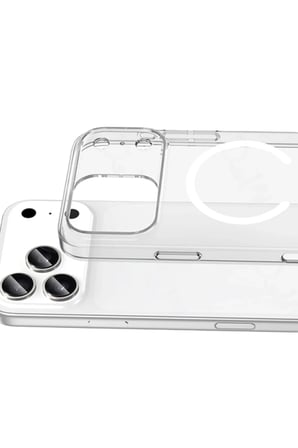 Newface Apple iPhone 17 Pro Combo Sert Şeffaf Magsafe Kapak - Şeffaf