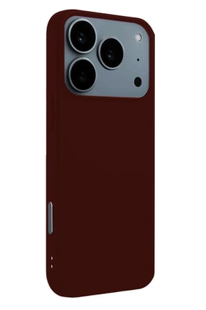 Newface Apple iPhone 17 Pro Nano içi Kadife Silikon - Bordo