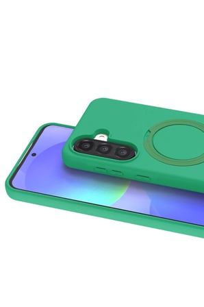 Newface Samsung Galaxy A37 5G Regal Magsafe Standlı Kapak - Yeşil