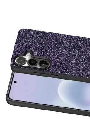 Onegif Samsung Galaxy A37 5G Bright Simli Kapak - Derin Mor