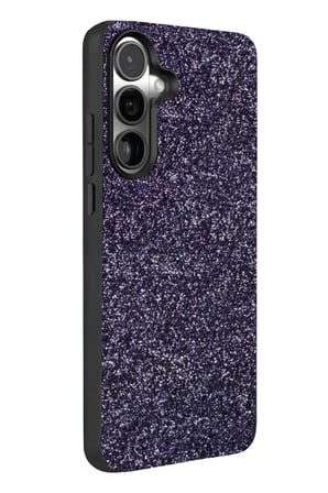 Onegif Samsung Galaxy A37 5G Bright Simli Kapak - Derin Mor