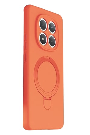 Newface Xiaomi Redmi Note 15 Pro 4G Regal Magsafe Standlı Kapak - Turuncu