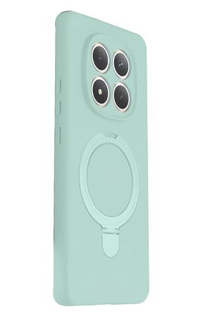 Newface Xiaomi Redmi Note 15 4G Regal Magsafe Standlı Kapak - Su Yeşili