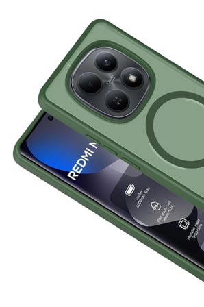 Joko Xiaomi Redmi Note 15 Pro 4G Jota Magsafe Kapak - Koyu Yeşil
