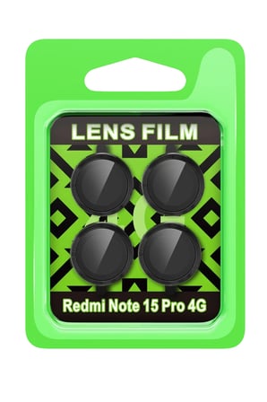 Newface Xiaomi Redmi Note 15 Pro 4G Raze Metal Kamera Lens - Siyah