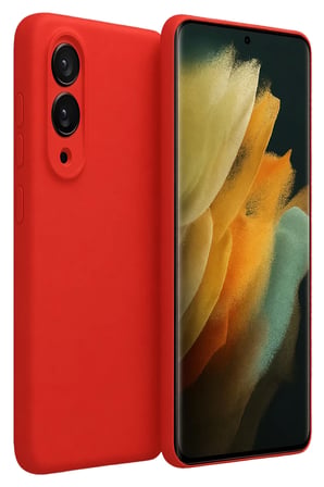 Newface Samsung Galaxy S25 Edge First Silikon - Kırmızı