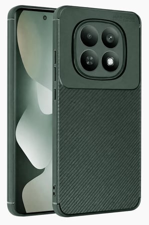 Newface Xiaomi Redmi Note 15 Pro Plus 5G Auto Focus Karbon Kapak - Koyu Yeşil