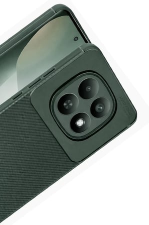 Newface Xiaomi Redmi Note 15 Pro Plus 5G Auto Focus Karbon Kapak - Koyu Yeşil