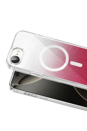 Onegif Apple iPhone 17E Sora Simli Magsafe Kapak - Kırmızı
