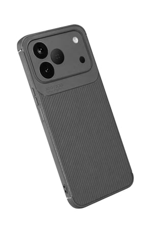 Newface Tecno Spark 50 4G Auto Focus Karbon Kapak - Gri
