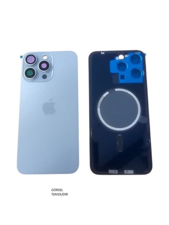 iPhone 15 PRO MAX Arka Pil Kapağı FULL NFC li Lens