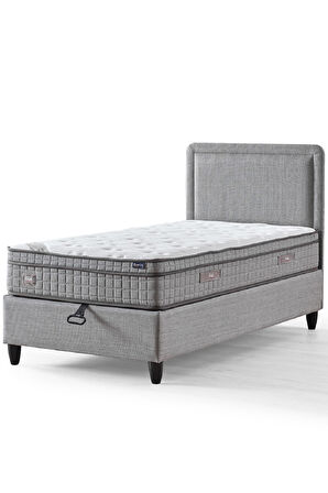 Melisa Tek Kişilik Sandıklı ve Pratik Baza Başlık 2’li Set