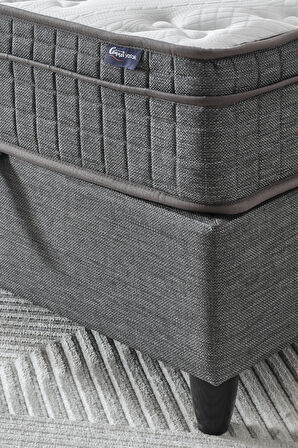 Melisa Tek Kişilik Full Ortopedik Visco Yatak Antibakteriyel ve Paket Yaylı Sistem