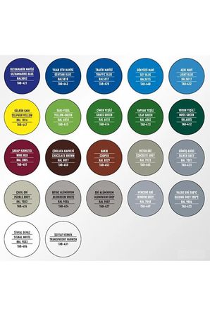 Selsil Rainbow Akrilik Sprey Boya Çikolata Kahve RAL 8017 400 Ml