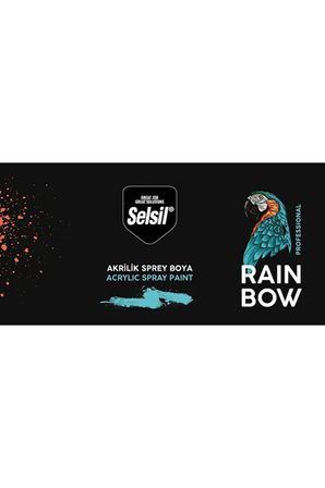 Selsil Rainbow Akrilik Sprey Boya Çikolata Kahve RAL 8017 400 Ml