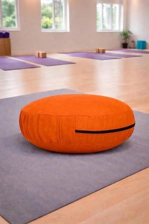 Zafu Yoga Meditasyon Minderi - Yuvarlak Meditasyon Minderi