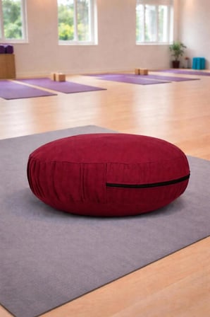 Zafu Yoga Meditasyon Minderi - Yuvarlak Meditasyon Minderi