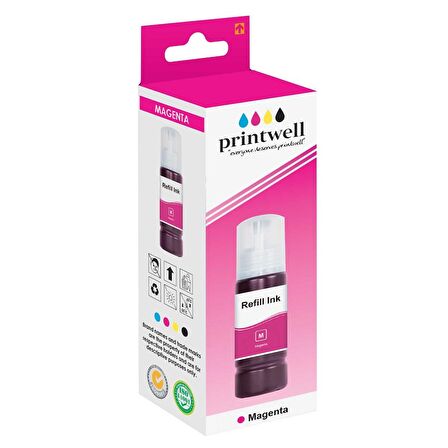 Printwell T6733-C13T67334A Kırmızı Muadil Mürekkep