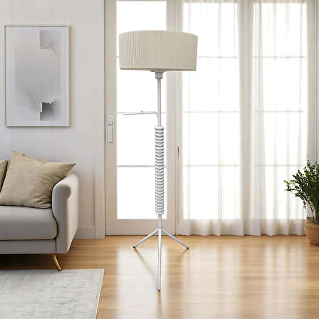 Aeris Dimmer Destekli Beyaz Lambader